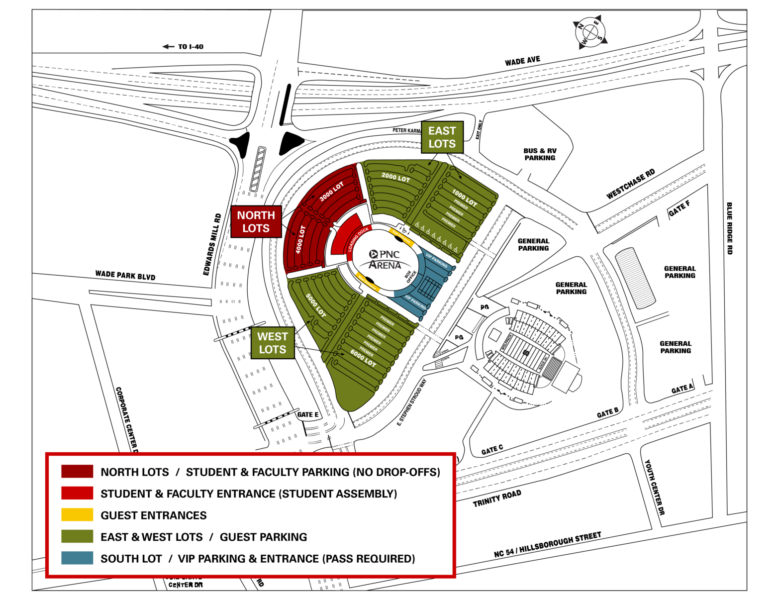 Parking & Accessibility | University Commencement