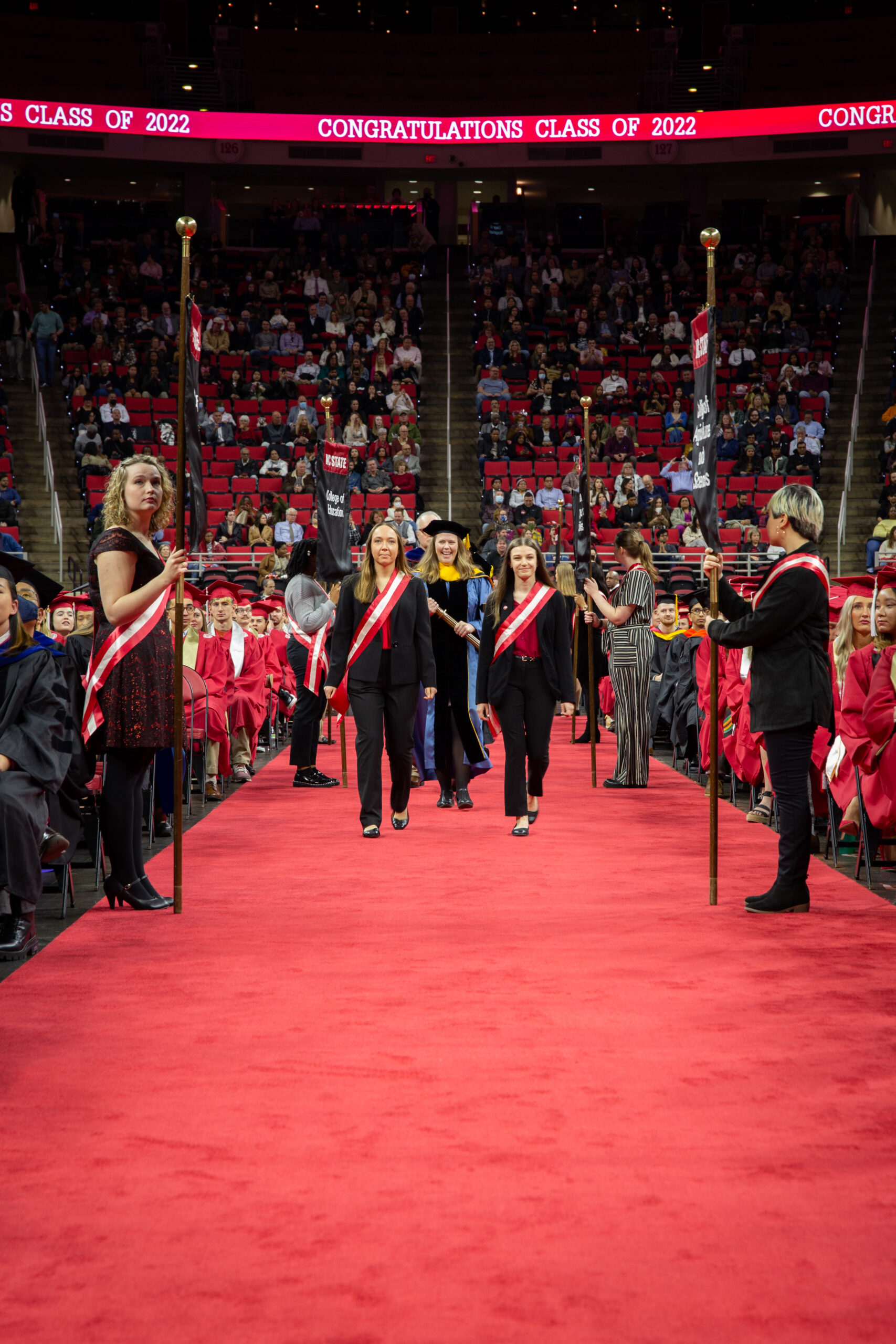 Processional at Fall 2022 Commencement.